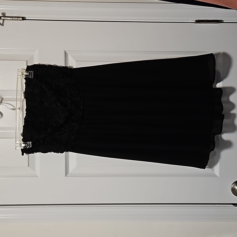 Strapless Black Dress Size S